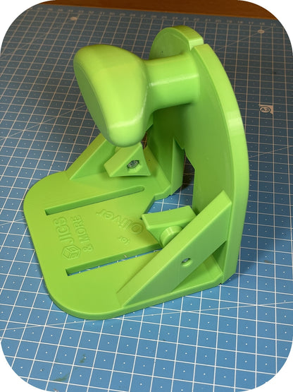 Festool Domino Flansch in Grün - Ansicht auf Griff