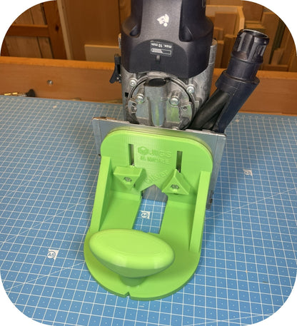 Festool Domino Flansch in Grün mit DF500