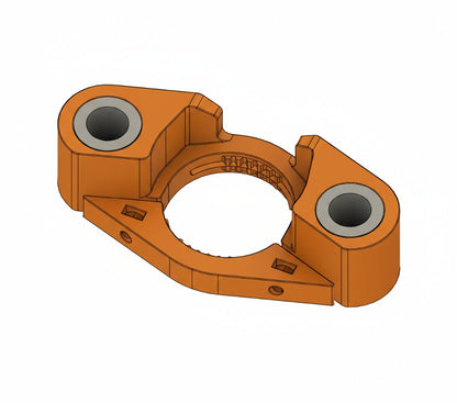 Maschinenflansch für GSR in Orange
