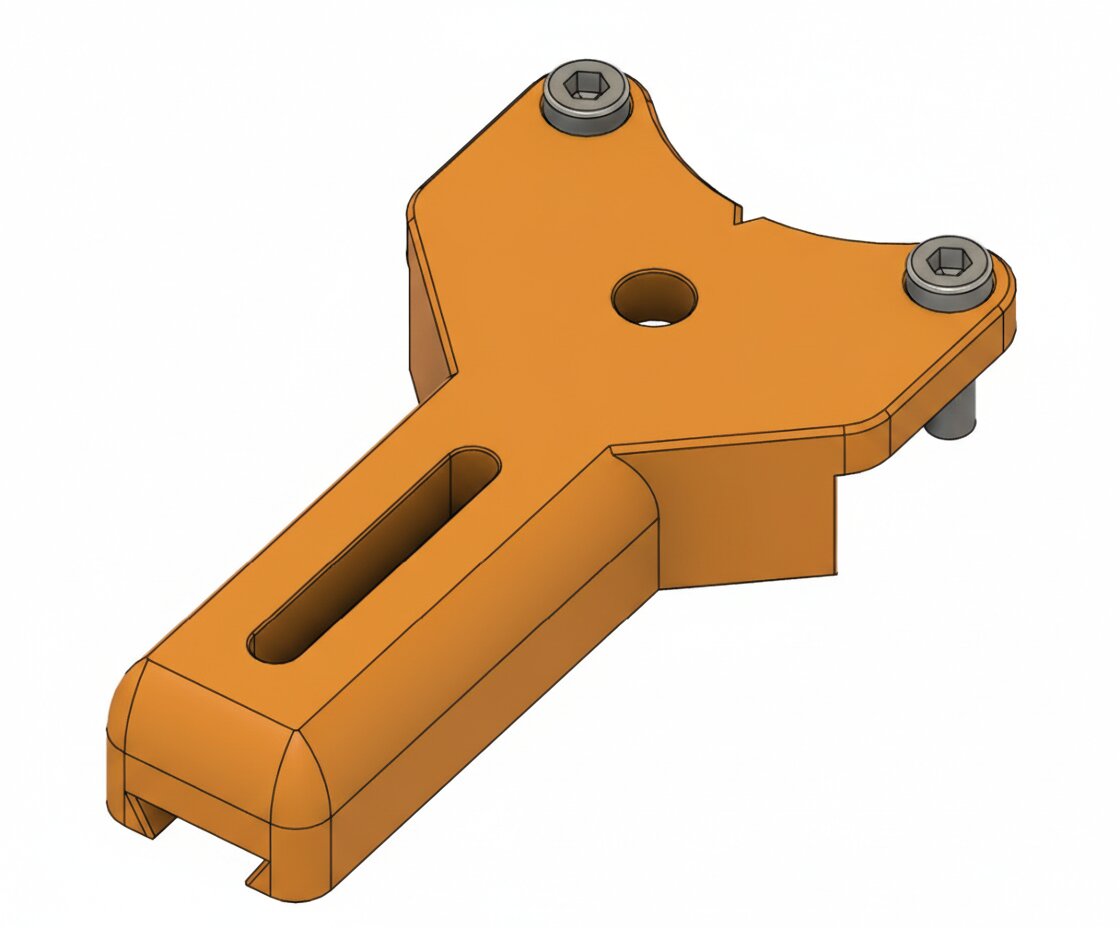 Handgriff für Bohrständer in Orange