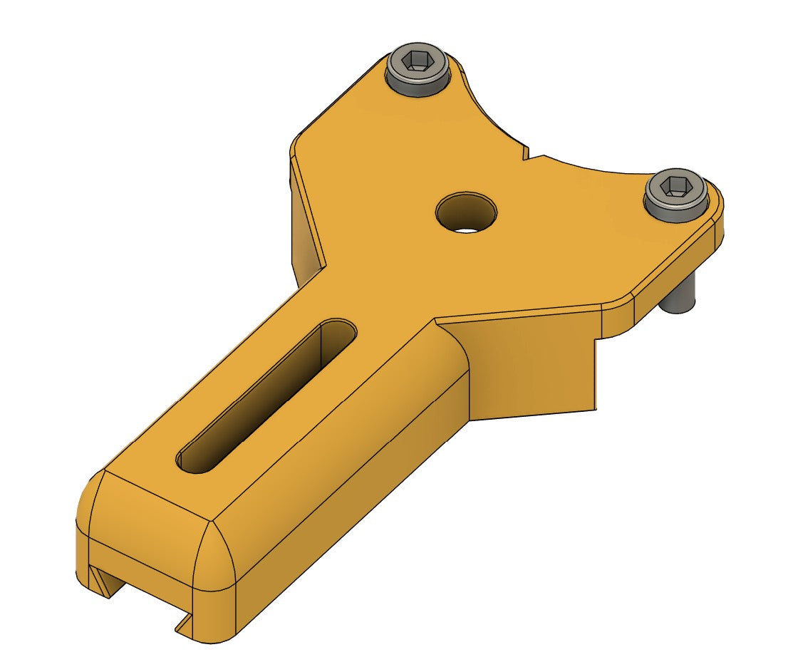 Handgriff für Bohrständer in Gelb