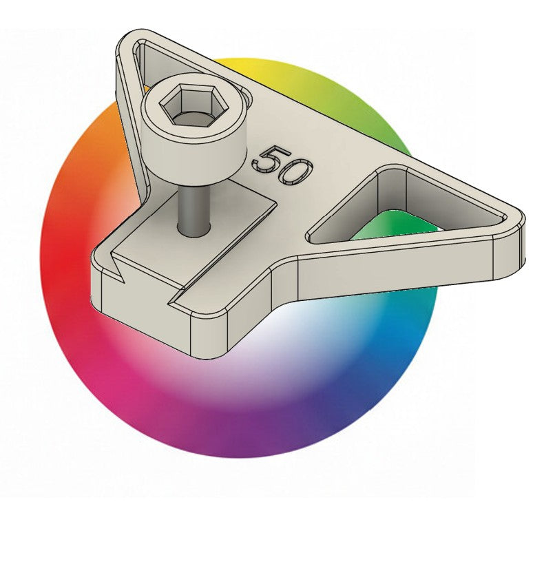 Abstandshalter 0-50 mm für Bohrständer in Wunschfarbe