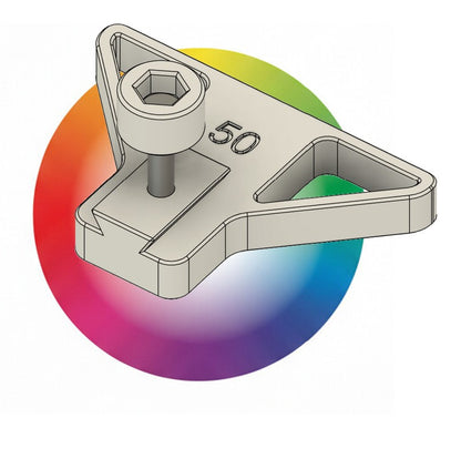 Abstandshalter 0-50 mm für Bohrständer in Wunschfarbe