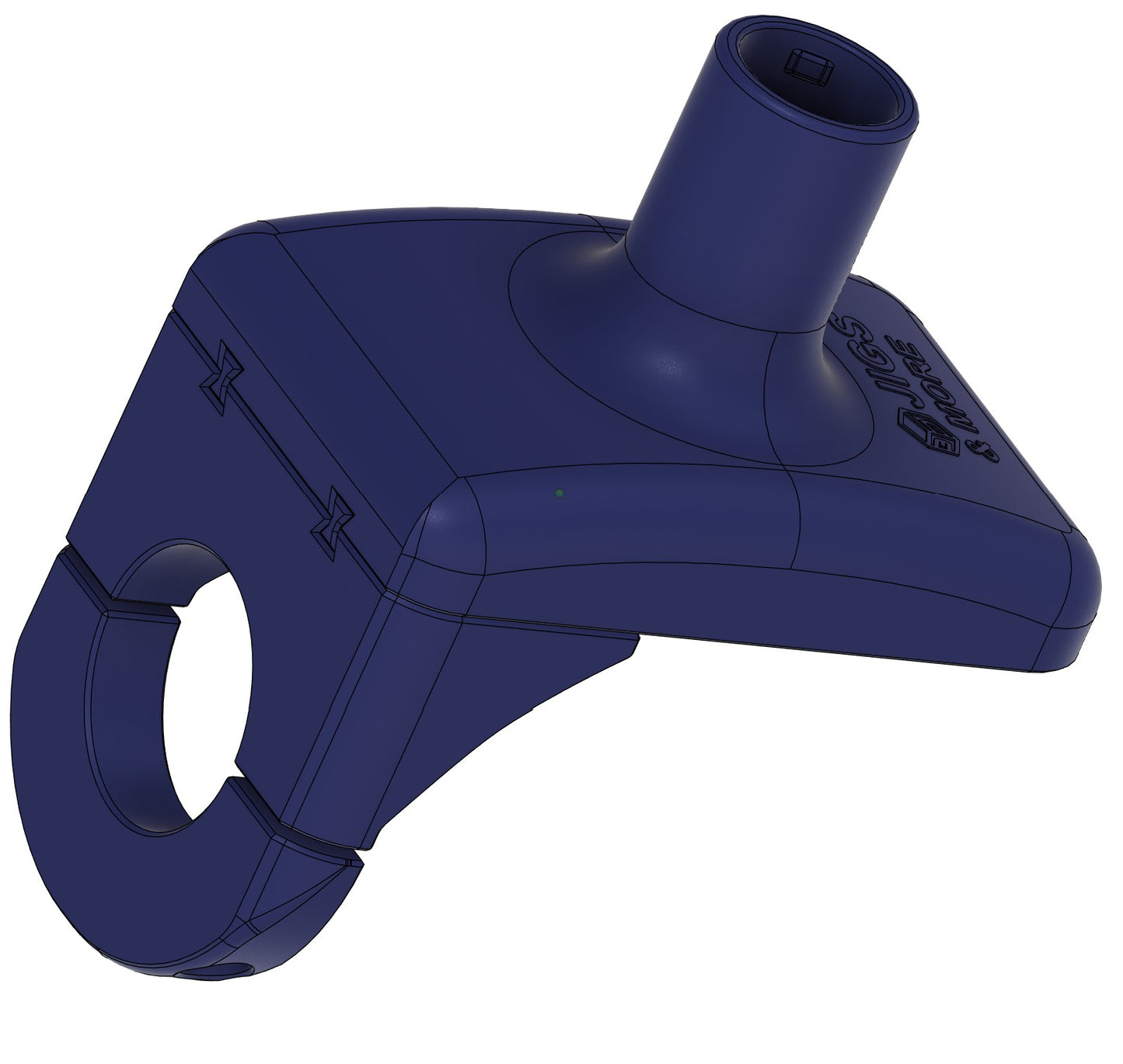 Flansch für FESTOOL Exzenter in Blau