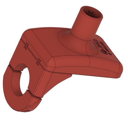 Flansch für FESTOOL Exzenter in Rot