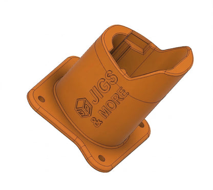 Halter für Bosch 12 V Akku in Orange
