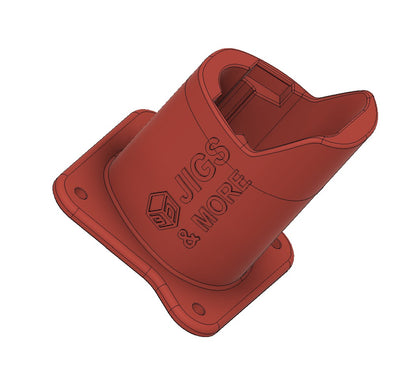 Halter für Bosch 12 V Akku in Rot