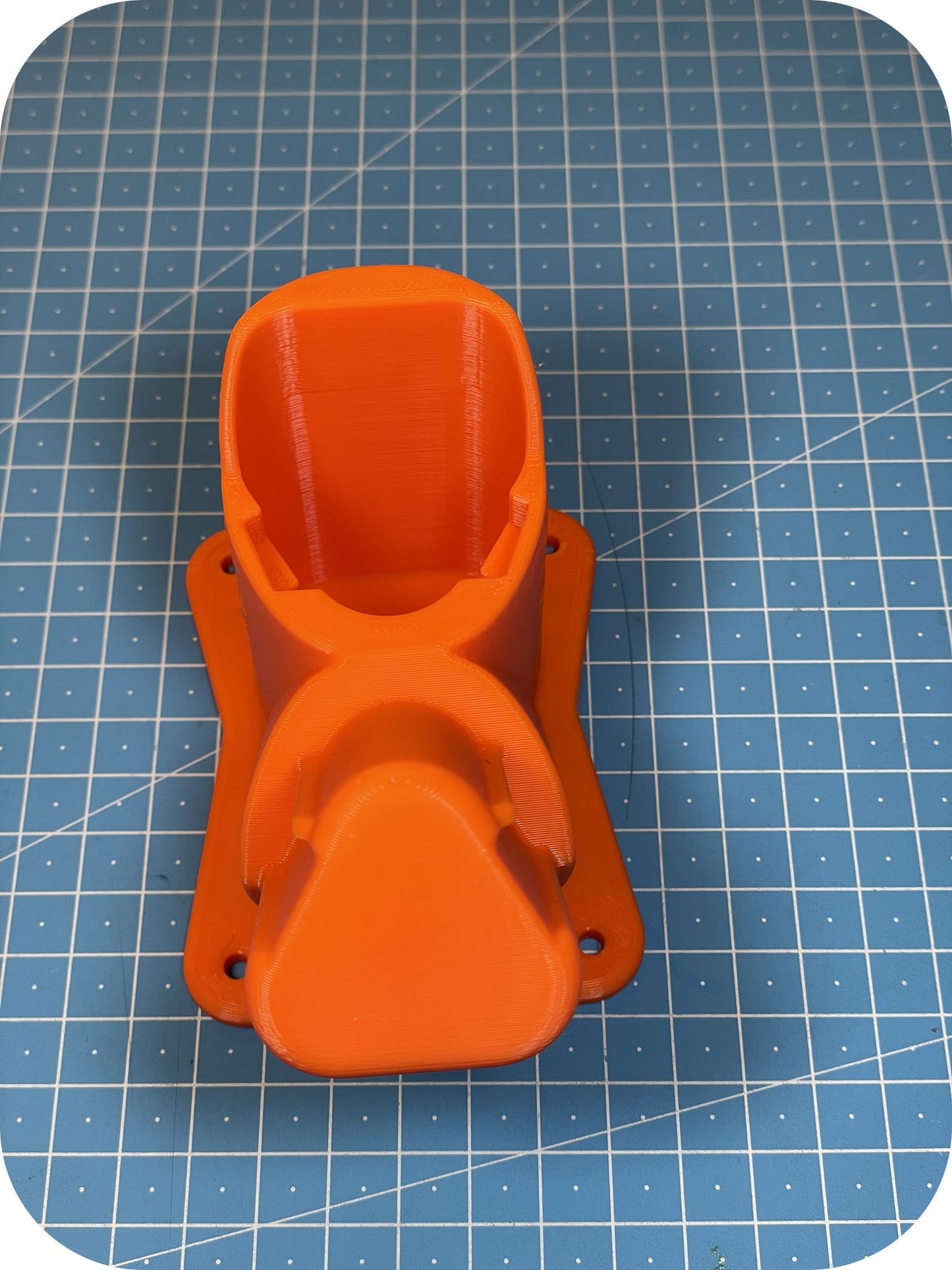 Halter für BOSCH 12 V in Draufsicht