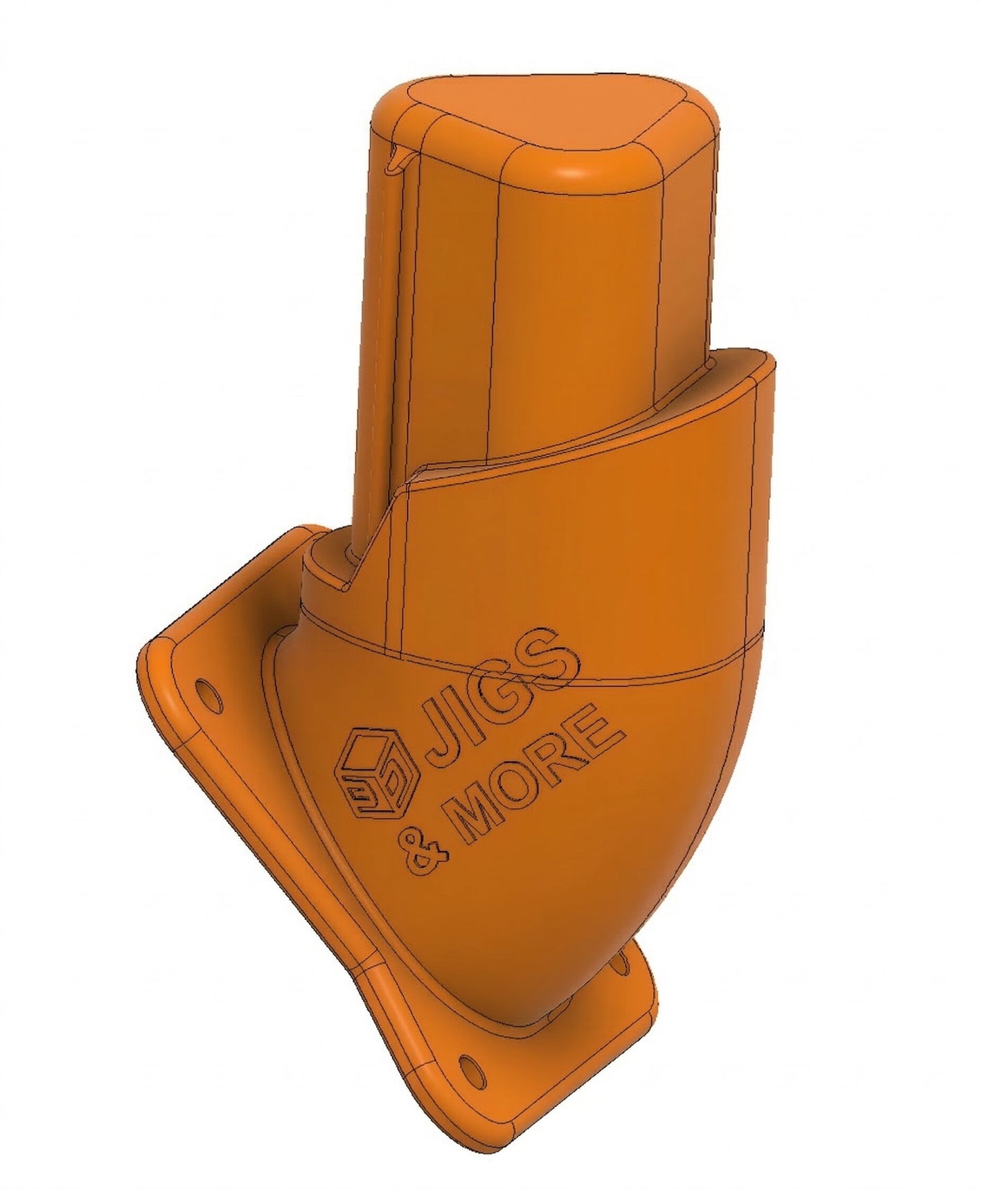 Halter für Milwaukee M12 Maschine in Orange