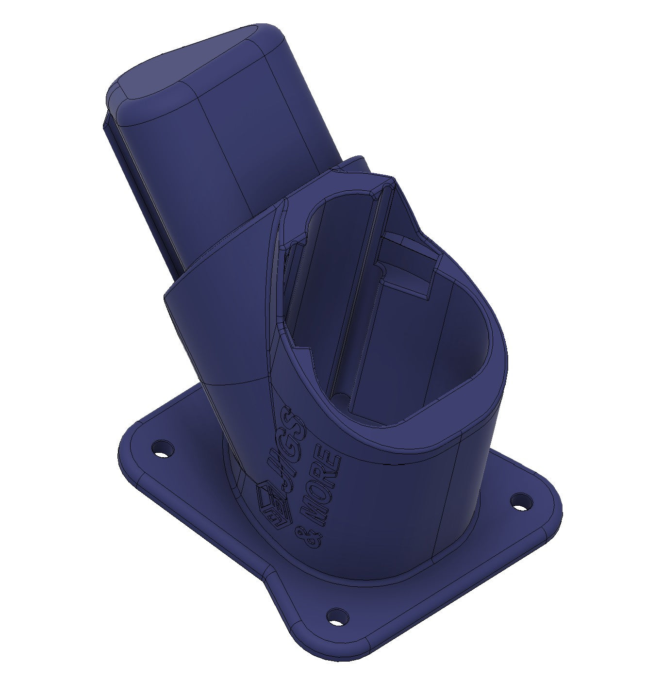 Halter für Milwaukee M12 in Blau