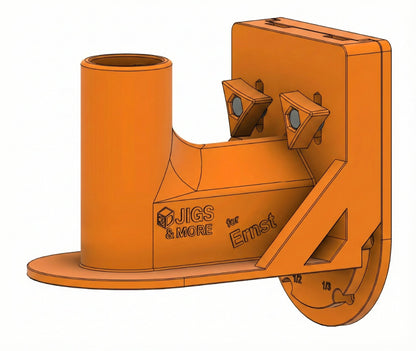 Flansch für Kantenfräse in Orange
