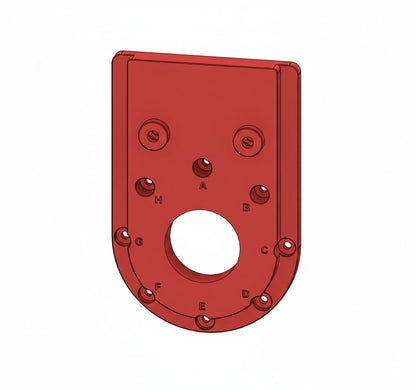 Adapter für DCW60 in Rot