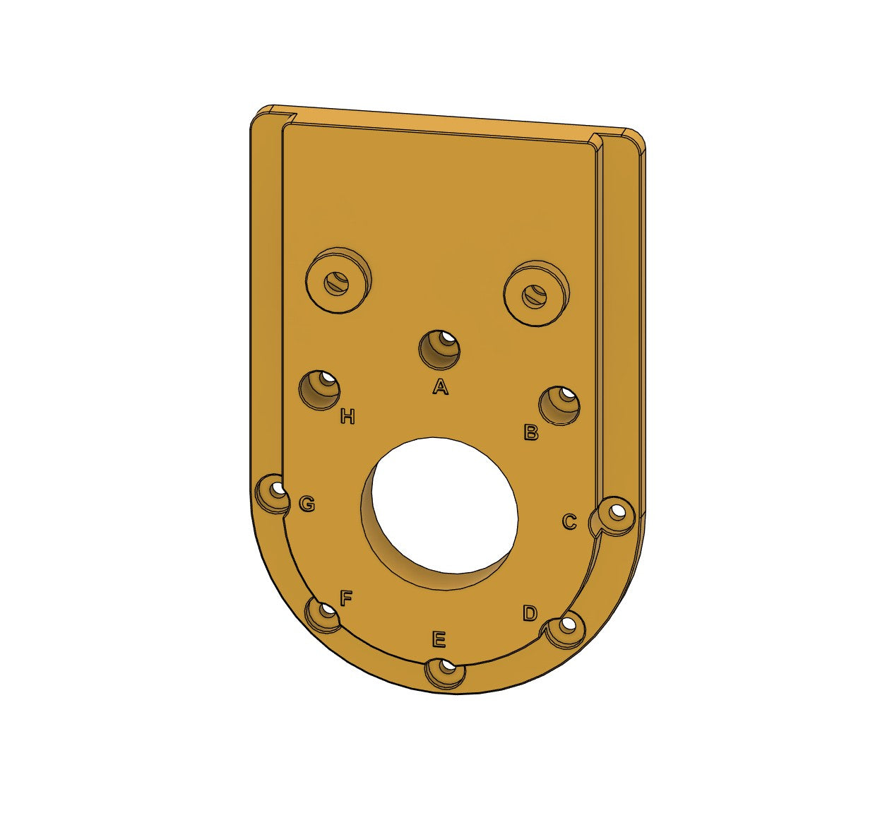 Adapter für DCW60 in Gelb