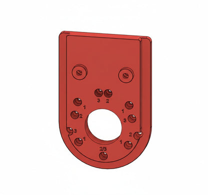 Adapter für DRT50 in Rot