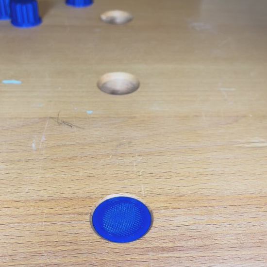 Bench Hole Plug - Herausholen mit Magnet